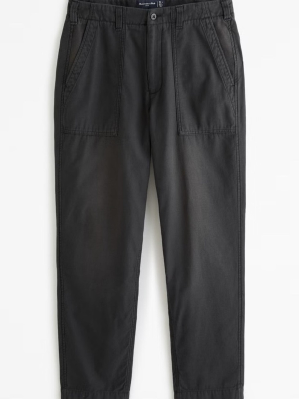 Abercrombie & Fitch utility loose pants vintage black mens sz 32 x 28 NWOT